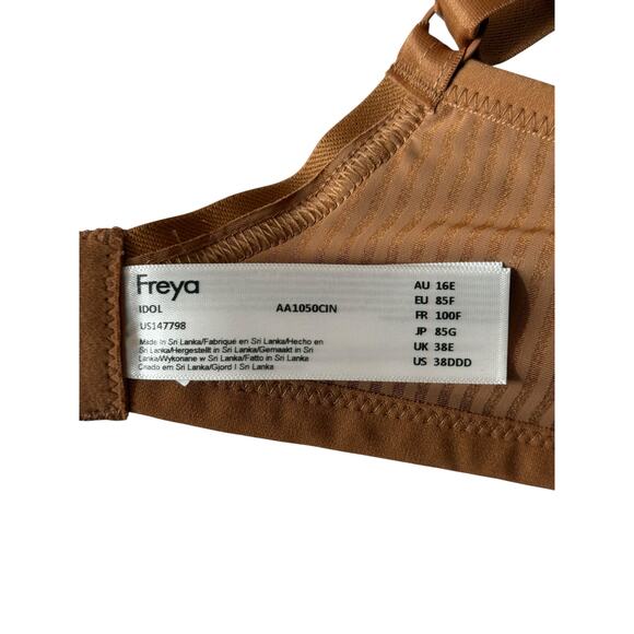 Freya Idol AA1050 Molded Underwire T-shirt Bra size 38DDD 38F - Picture 5 of 7